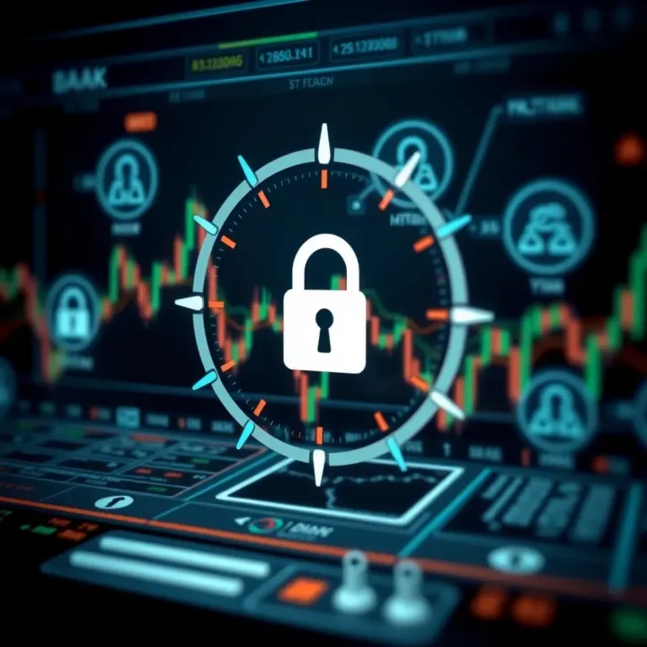 Secure digital platform showing data encryption and regulatory compliance icons
