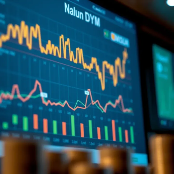 Chart illustrating factors impacting DYM value within the Pakistani cryptocurrency market