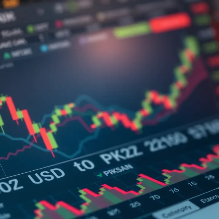 Factors Influencing USD to PKR Exchange Rate Chart illustrating economic and political factors impacting currency valuation