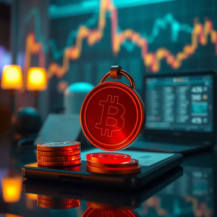 Secure Digital Transactions in Free Real Money Trading Apps Conceptual graphic of digital currency and secure online transactions