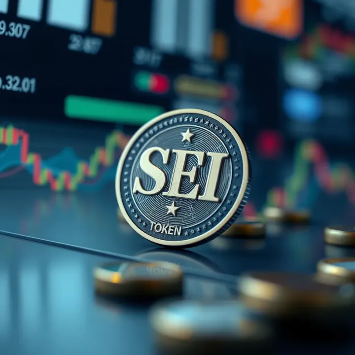 Key Factors Affecting SEI Token Price Development Visual representation of factors influencing SEI token value including market dynamics and investor sentiment