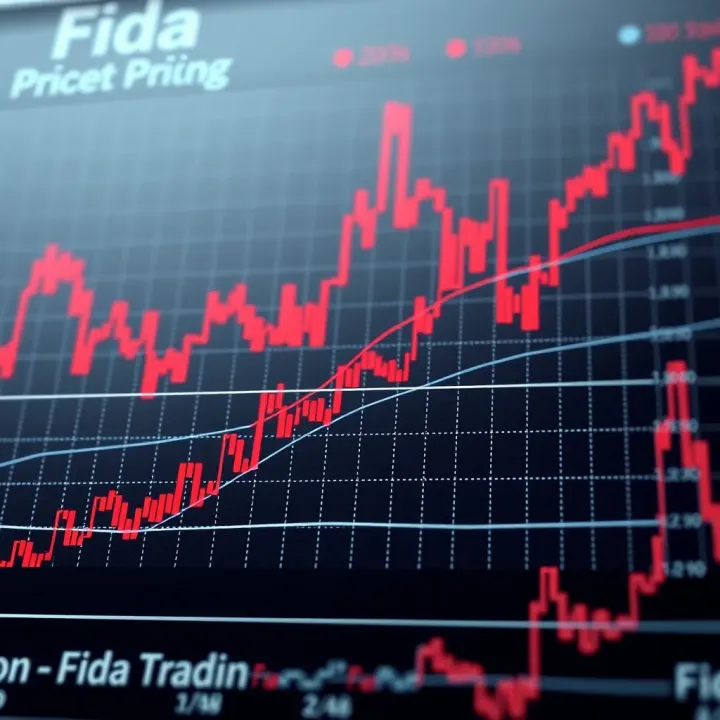 Graph depicting the historical price trends of Fida Coin with marked fluctuations over time