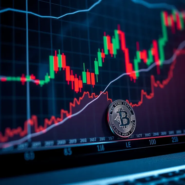 Graph showing Filecoin price trends and market fluctuations