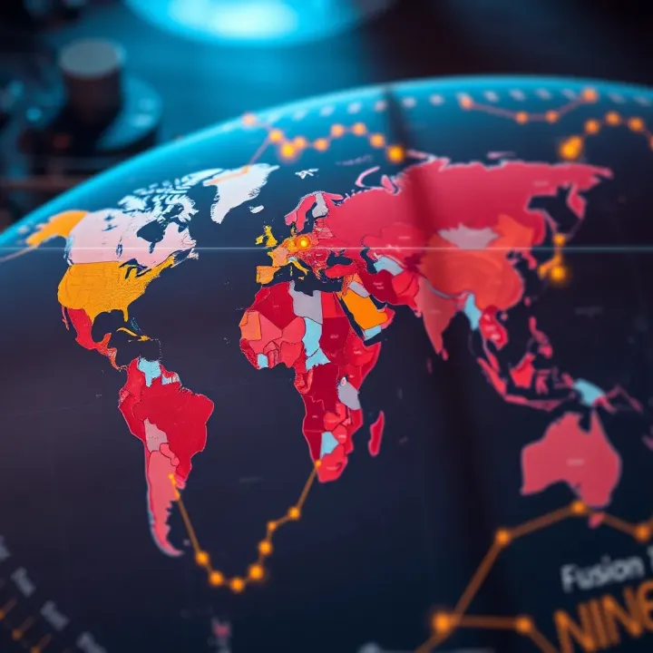 Global Landscape of Fusion Energy Development Global map highlighting key countries actively developing commercial fusion technologies