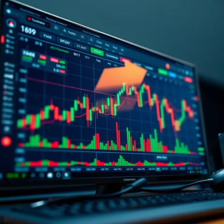 TradingView platform interface displaying customizable charts and technical indicators