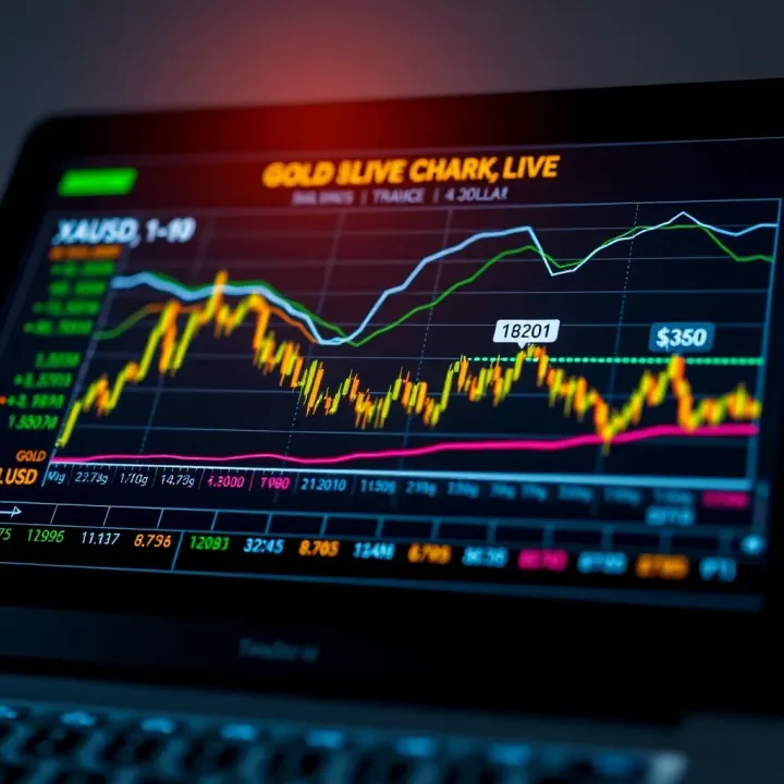 Key Influences on Gold and USD Price Fluctuations for Trading Insights Graph illustrating factors influencing gold and US dollar price fluctuations for market analysis
