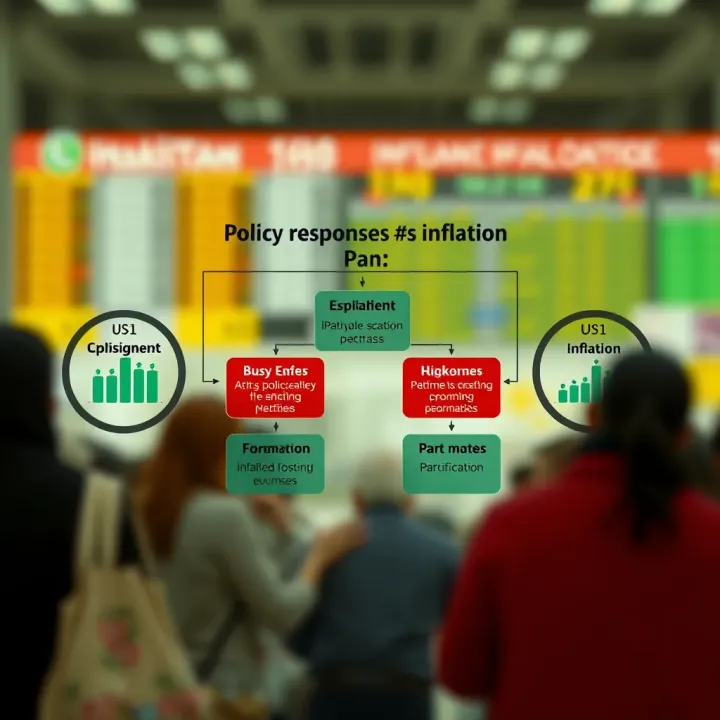 Policy Responses to Inflation in Pakistan Diagram illustrating policy measures taken to control inflation in Pakistan