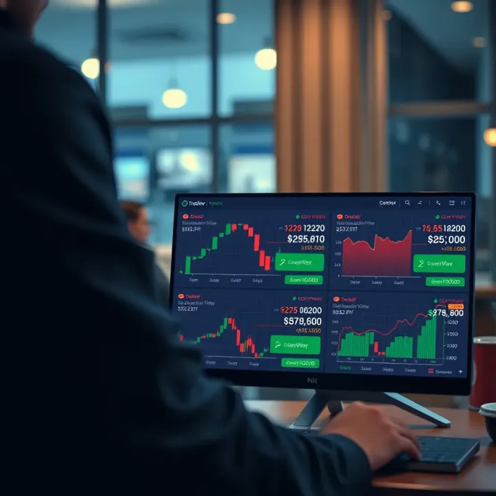 Deriv Platform Enhanced by TradingView Integration for Strategy Optimization Deriv platform interface integrated with TradingView tools showcasing trading strategy setup