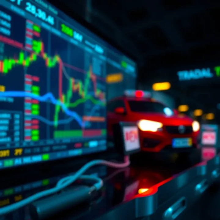 Visual representation of risk assessment and regulatory compliance in automated trading for investors