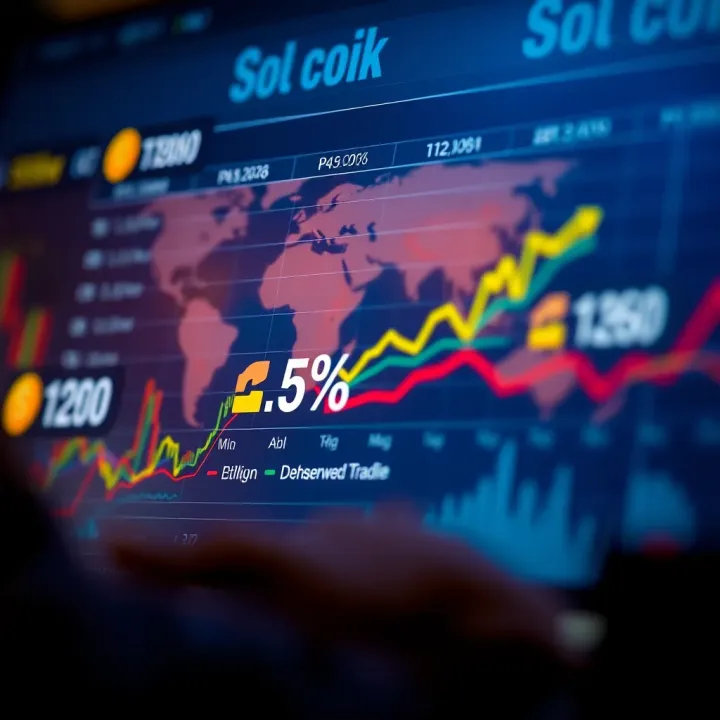 Chart illustrating key factors impacting Sol coin value alongside market sentiment for Pakistani investors