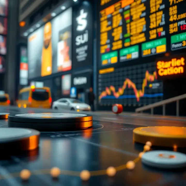 Overview of Sui Blockchain Technology and Market Influence Visual representation of Sui blockchain technology and its impact on crypto market dynamics