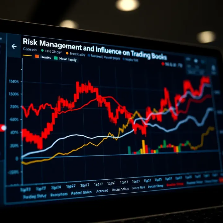 Risk Management and Regulatory Influence on Trading Books Chart showing risk management techniques and regulatory impact on trading book performance under varying market conditions