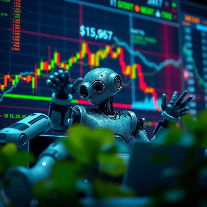 Types of Trading Bots and Market Functionality Graphical representation of different types of trading bots interacting with market data