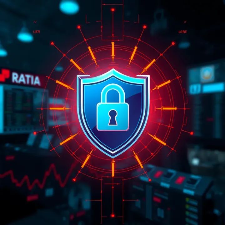 Security Features Ensuring Safe Trading on Mobile Applications Security shield icon representing data protection for mobile trading applications