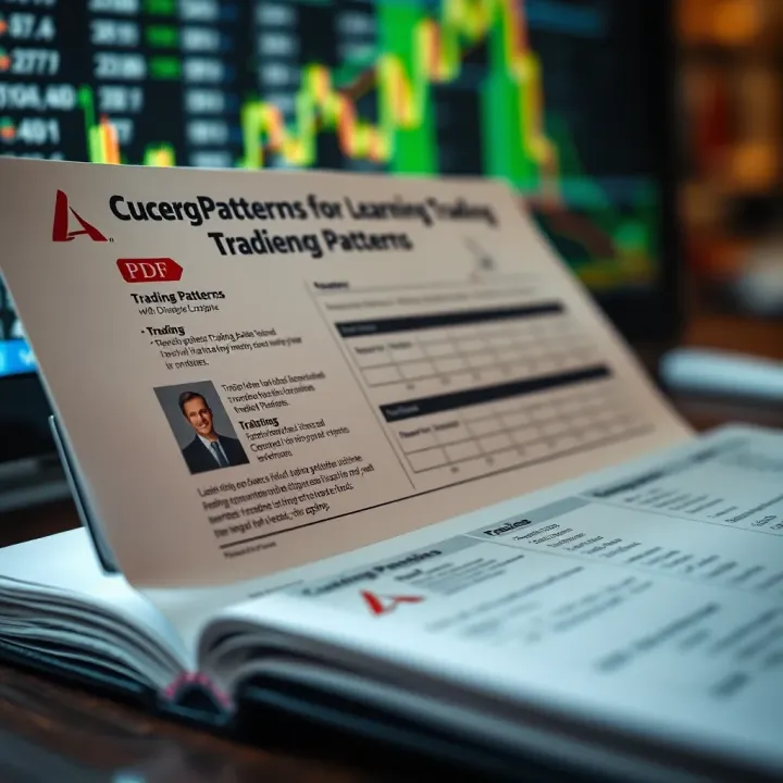 Open PDF document displaying trading patterns guide with annotated examples