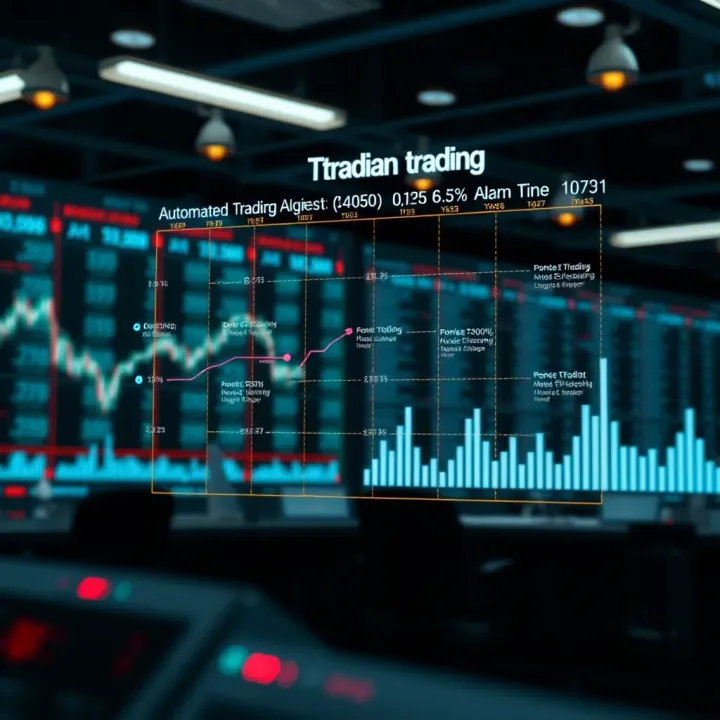 How Automated Trading Algorithms Function in Markets Diagram illustrating the operation of automated trading algorithms in financial markets
