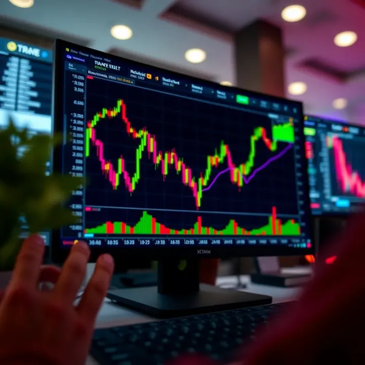 Graph showing forex market trends analyzed using XHMaster Formula indicator on MT4 platform