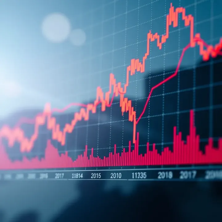 Graph showing XRP price fluctuations and market trends over recent months